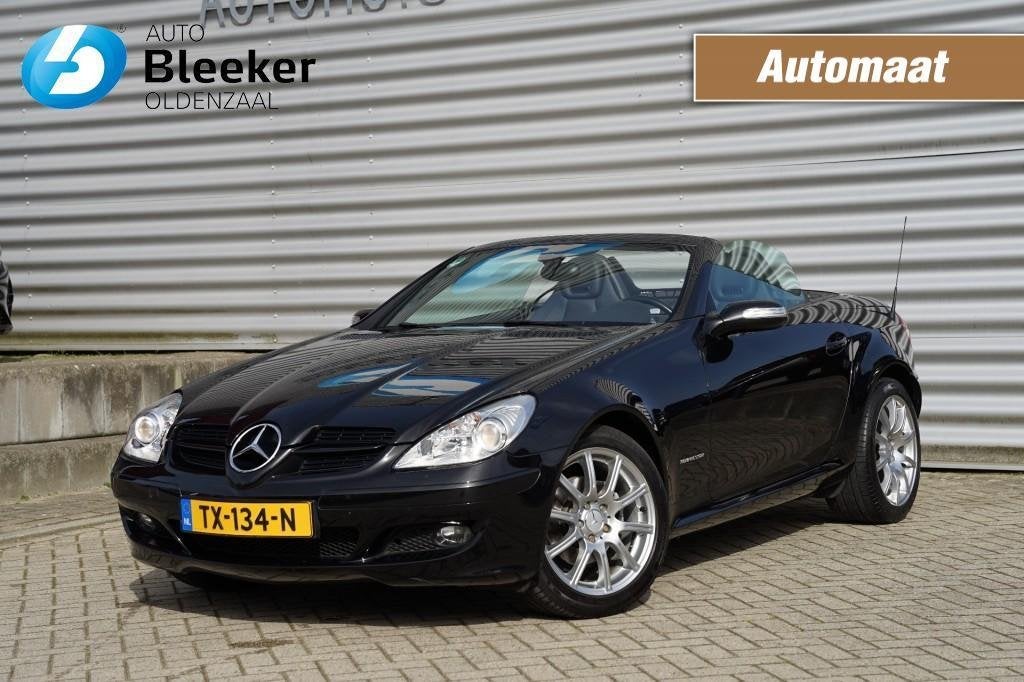 Mercedes-benz Slk-klasse 200 Kompressor Season Edition Leer, Auto's, Automaat, Achterwielaandrijving, Gebruikt, 4 cilinders