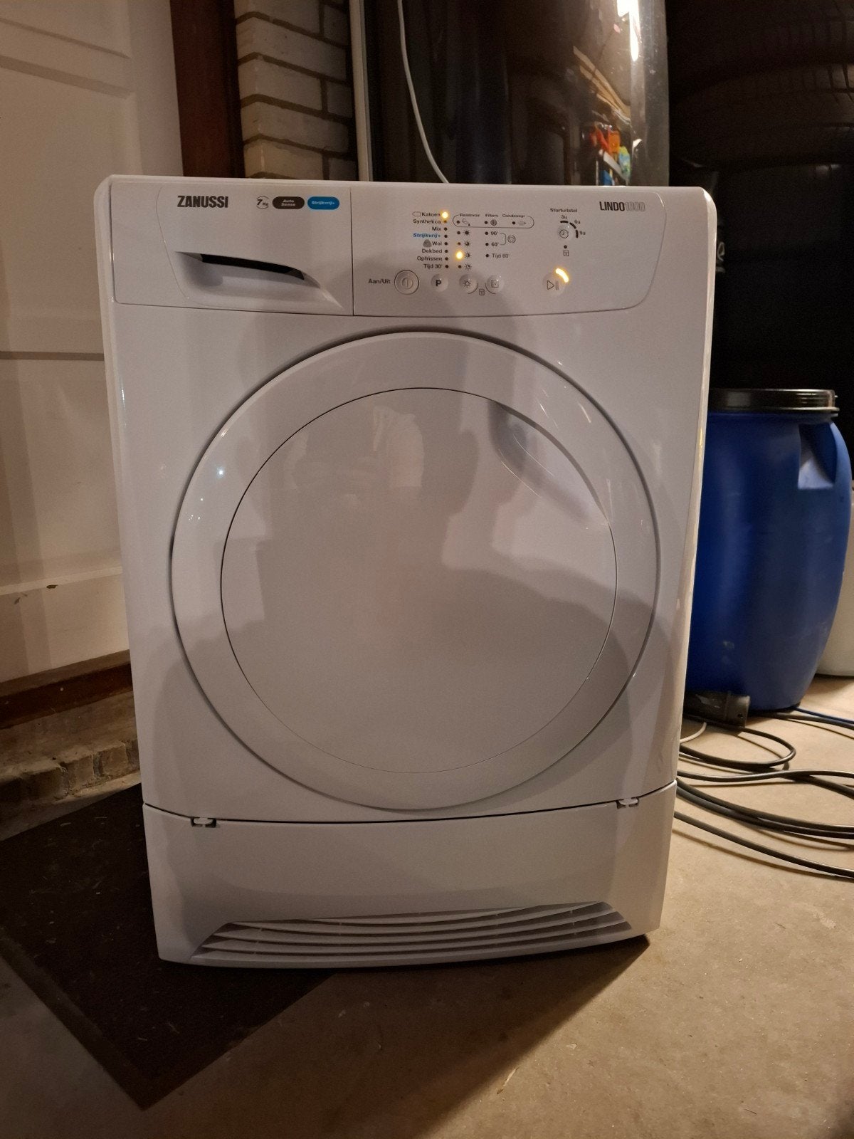 Zanussi Lindo 1000 condensdroger - Zo goed als nieuw, Witgoed en Apparatuur, Ophalen, 6 tot 8 kg, Anti-kreukfase, Zo goed als nieuw