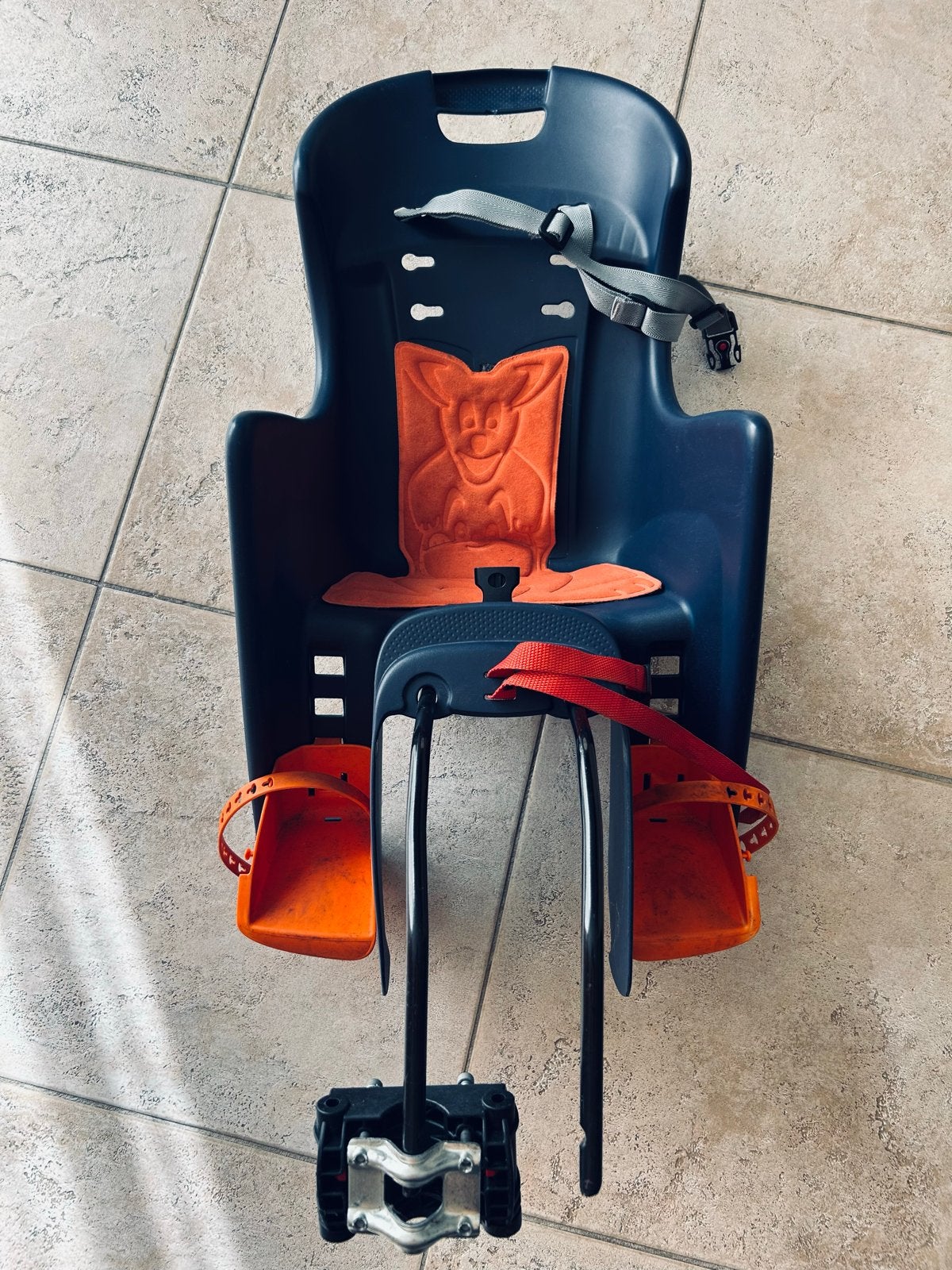 Polisport Fietsstoeltje Achter - 22 t/m 36 kg, Ophalen, Achterzitje, 22 t/m 36 kg, Gebruikt