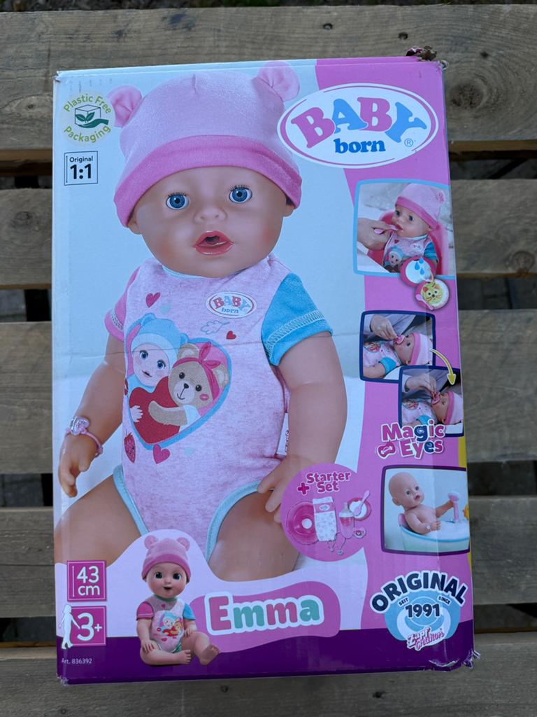 BABY born Emma pop 43 cm met starterset - Nieuw, Kinderen en Baby's, Info@zapf-creation.com, Mönchrödener Straße 13, 96472 Rodental, Germany