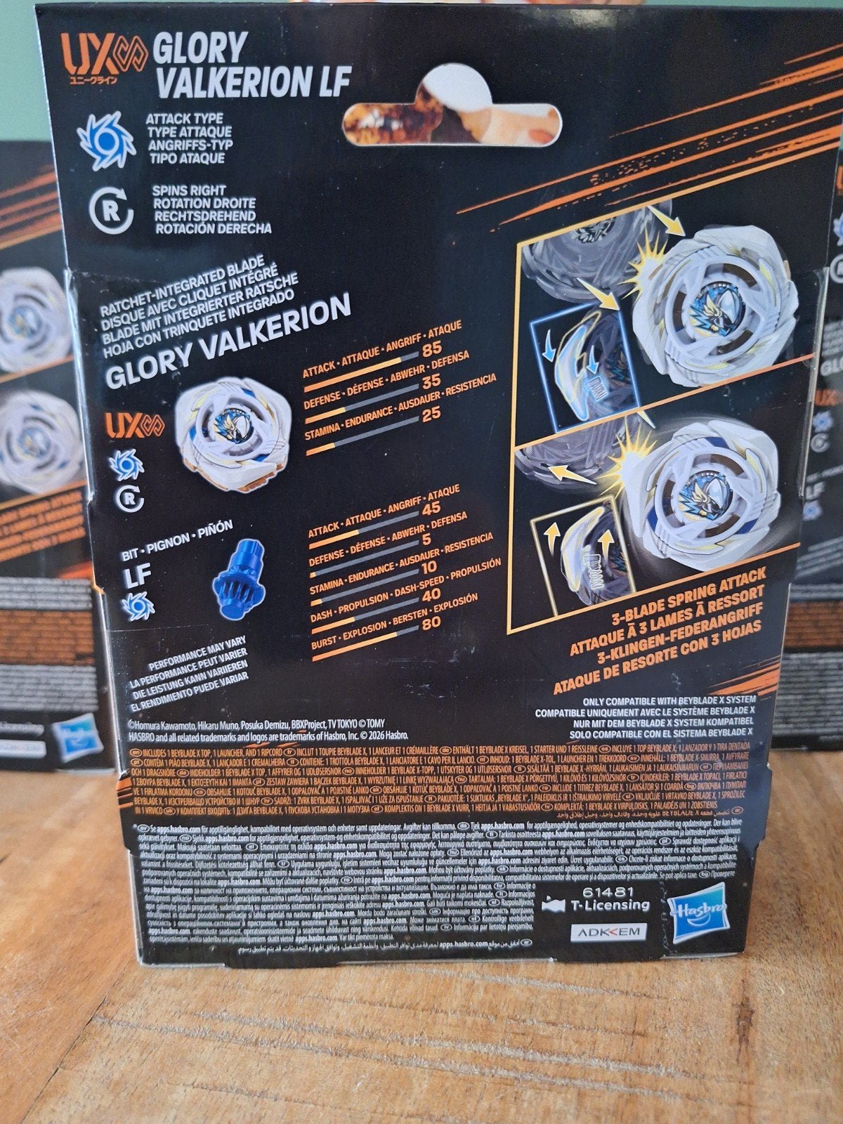 Foto 2 van Beyblade X UX-00 Glory Valkerion