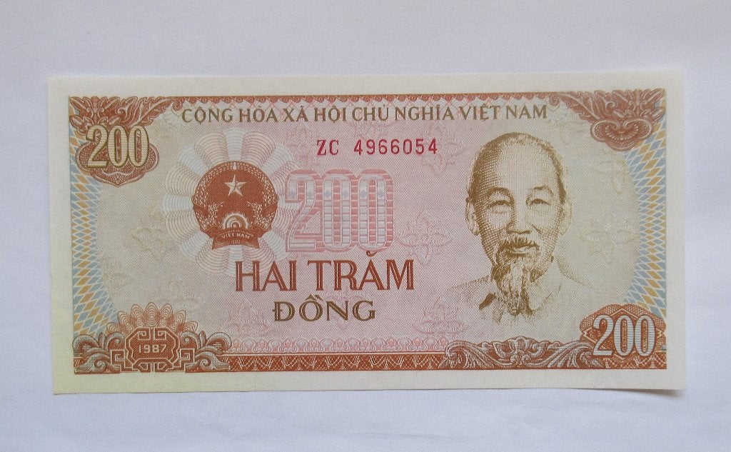 Viëtnam 200 Dong 1987, Postzegels en Munten, Bankbiljetten | Azië, Verzenden