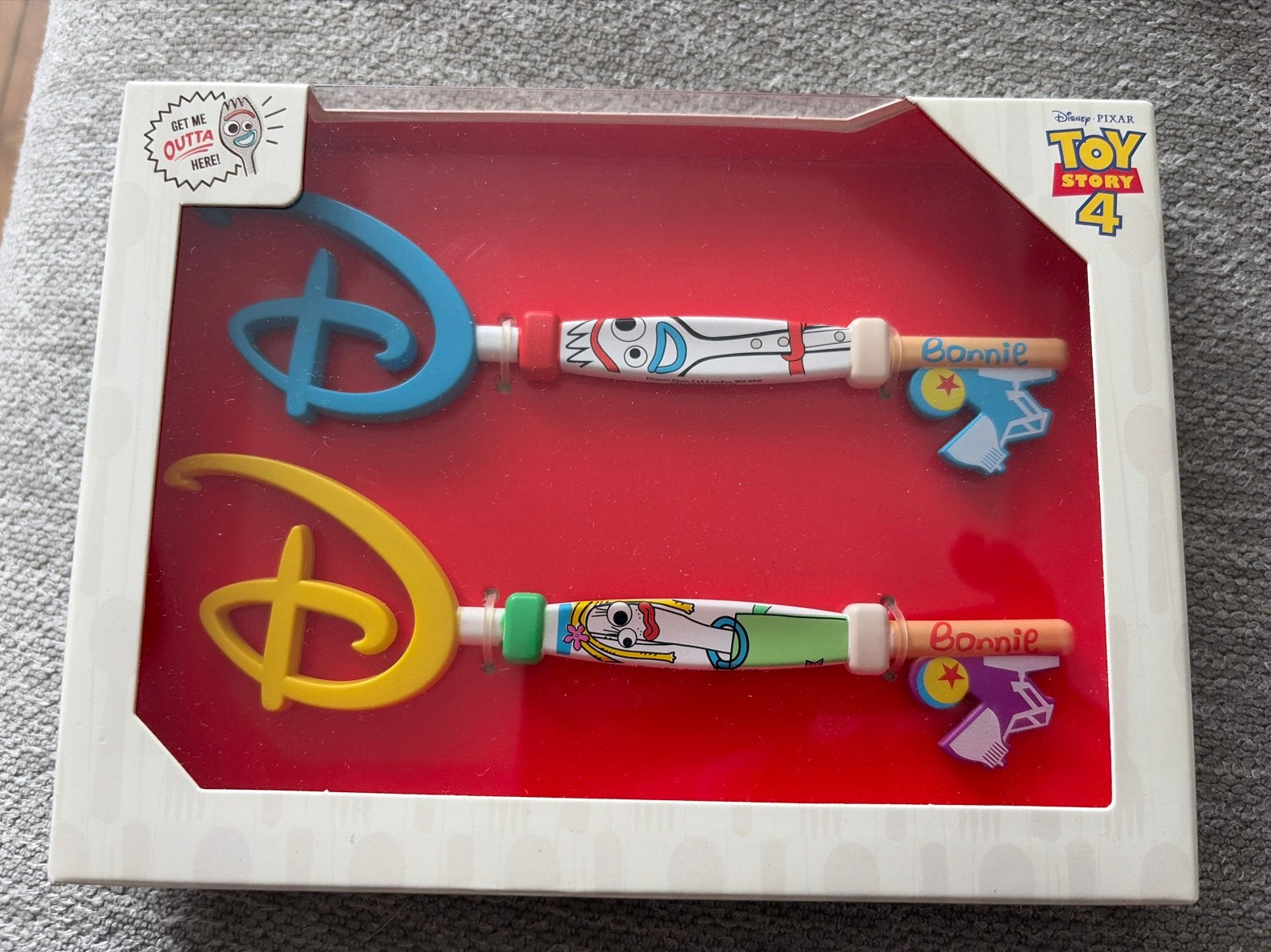 Disney Store Toy Story 4 Forky & karen beverly Sleutels, Ophalen of Verzenden, Overige figuren, Nieuw, Overige typen