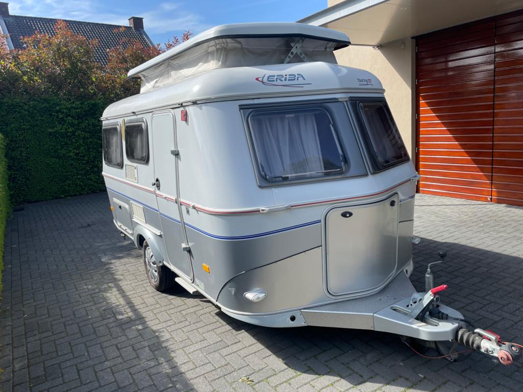 Eriba touring 430, Dwarsbed, Treinzit, Particulier, 4 tot 5 meter