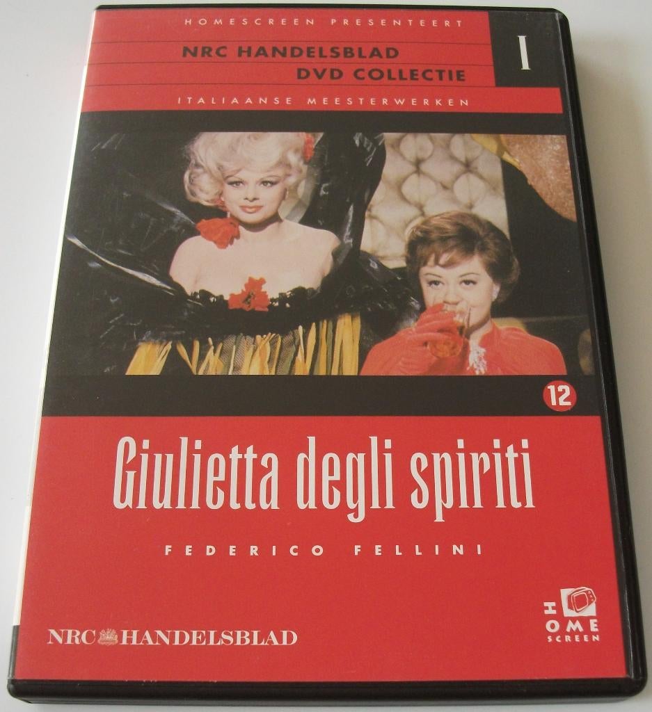 Dvd *** GIULIETTA DEGLI SPIRITI *** Federico Fellini, Cd's en Dvd's, Vanaf 12 jaar, Ophalen of Verzenden, Zo goed als nieuw, Italië