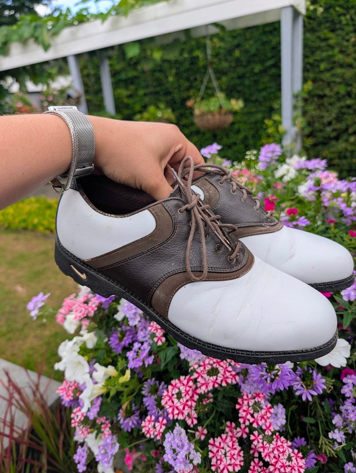 Nike golfschoenen maat 40,5, Sport en Fitness, Golf, Ophalen, Zo goed als nieuw, Schoenen, Overige merken