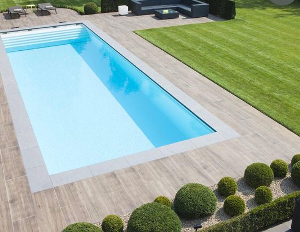 Tekoop zwembadranden op maat of traptredens, Tuin en Terras, Ophalen of Verzenden, Nieuw
