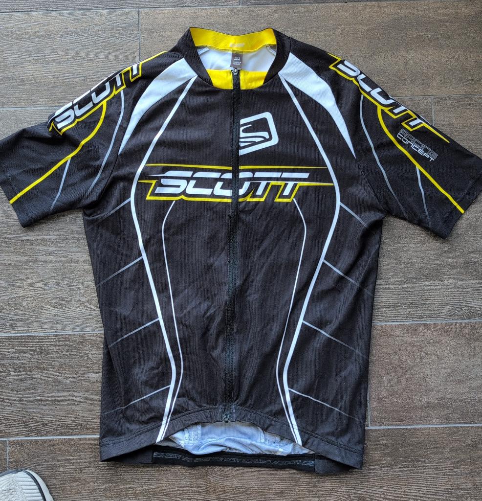 Scott shortsleeve fiets jersey M, Fietsen en Brommers, Ophalen, Gebruikt, Scott, Bovenkleding