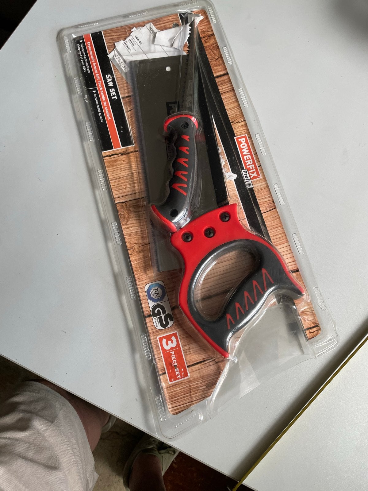 Schrobzaag en verstekzaag set in originele verpakking, Ophalen, Gebruikt, Zaag, Overige merken