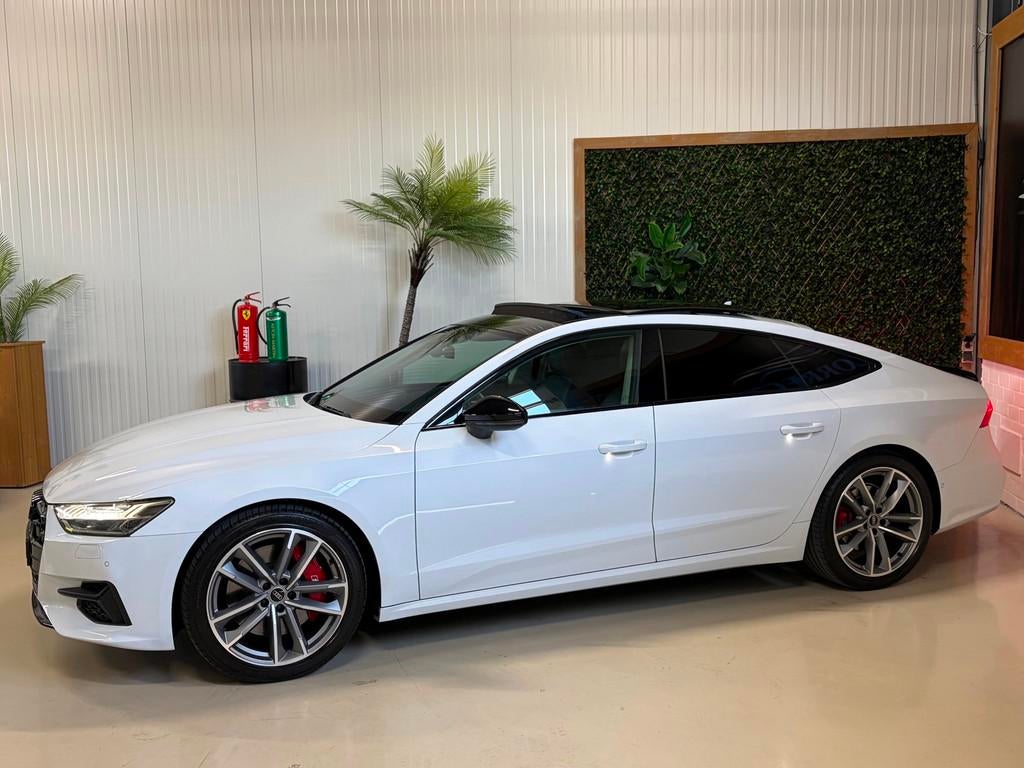 Audi A7 Sportback 55 TFSI quattro S-line|Pano|420PK|Klepsyst, Auto's, Audi, Gebruikt, 2995 cc, Bedrijf, Vierwielaandrijving