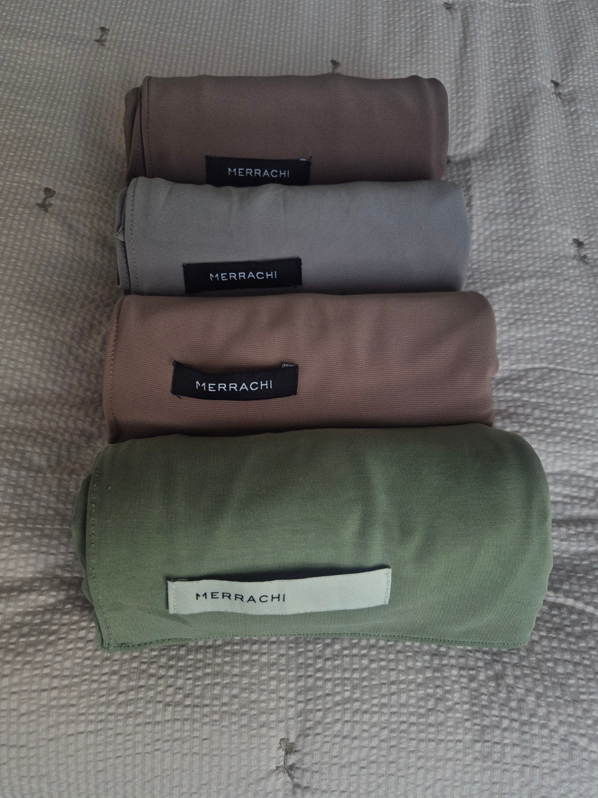 4 Merrachi hoofddoeken - Premium & Breathable Jersey, Merrachi, Ophalen of Verzenden, Zo goed als nieuw
