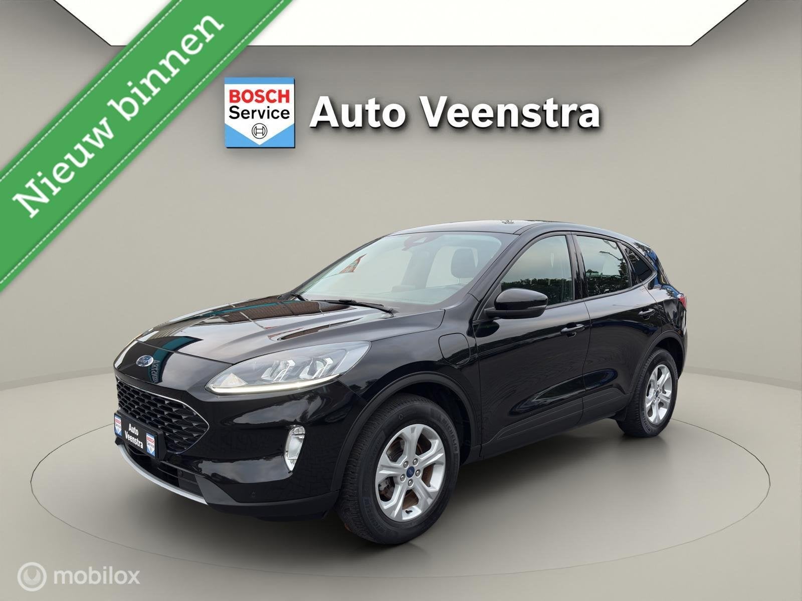 Ford Kuga 2.5 PHEV Titanium|STOEL/STUUR.VERW|CARPLAY|PDC, Stof, Gebruikt, Zwart, 4 cilinders