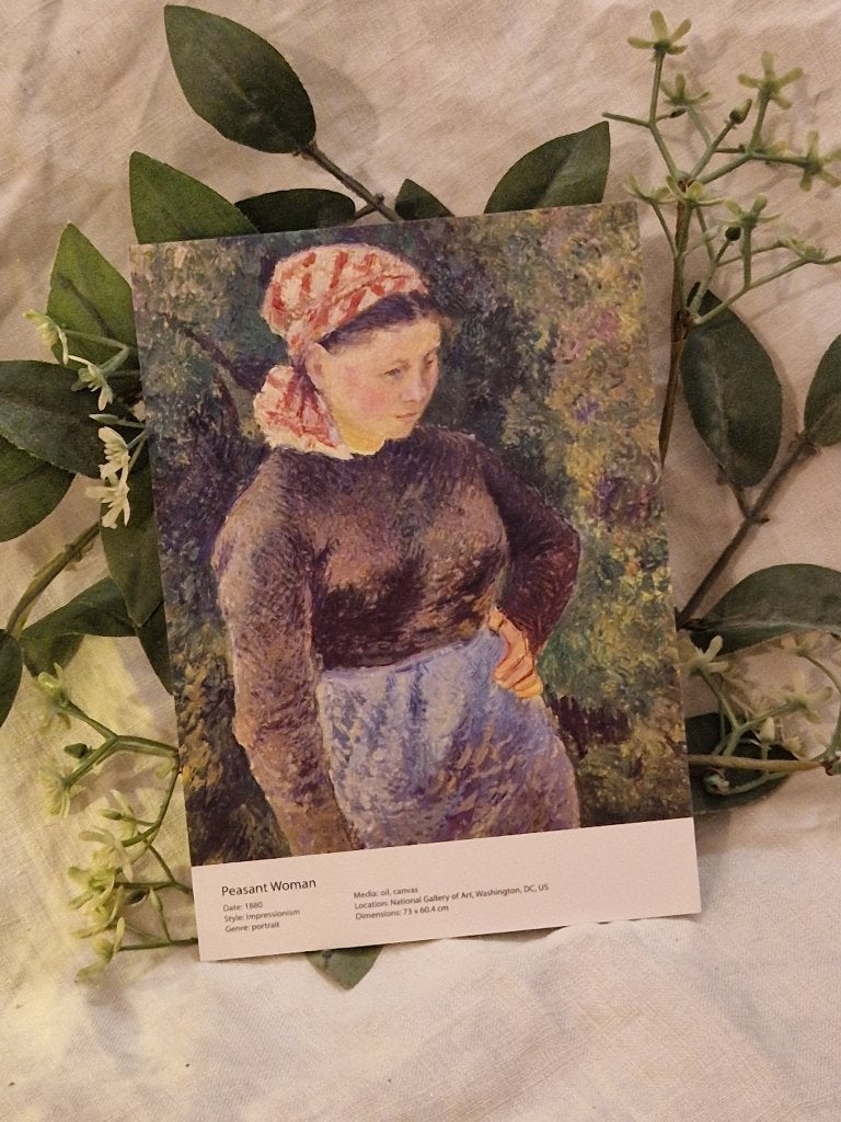 Ansichtkaart. "Boerenvrouw". Camille Pissarro., Ophalen of Verzenden, Nieuw, Papier/karton