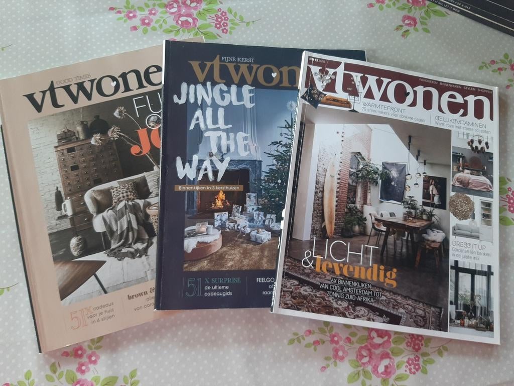 3x VT Wonen 2018 (nr. 12) 2019 (nrs. 12 & 13), Boeken, Ophalen of Verzenden, Zo goed als nieuw, Overige typen