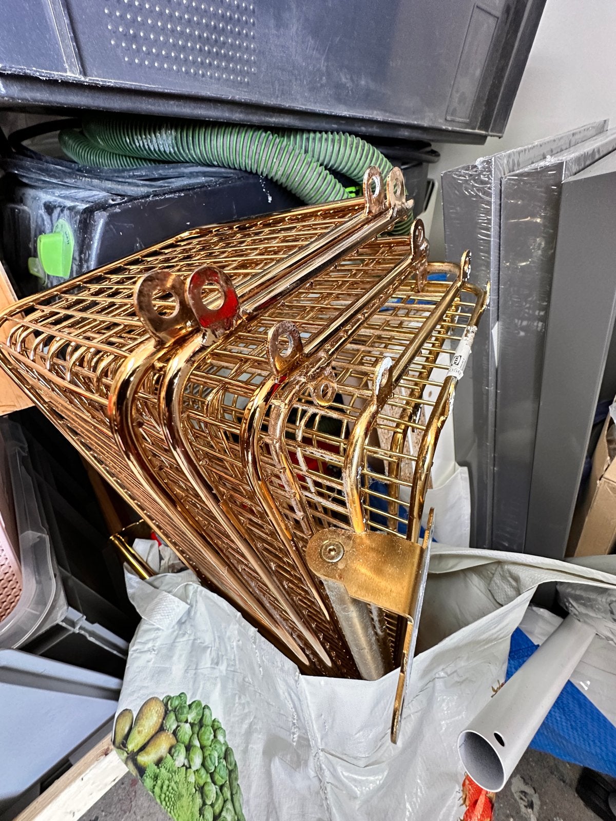 6x IKEA SVENSHULT wandrek goud - complete set, Ophalen, Zo goed als nieuw