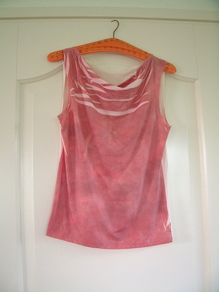keurig dames shirt bloes  roze /zalm kleur zonder mouw, Ophalen of Verzenden, Zo goed als nieuw, Roze