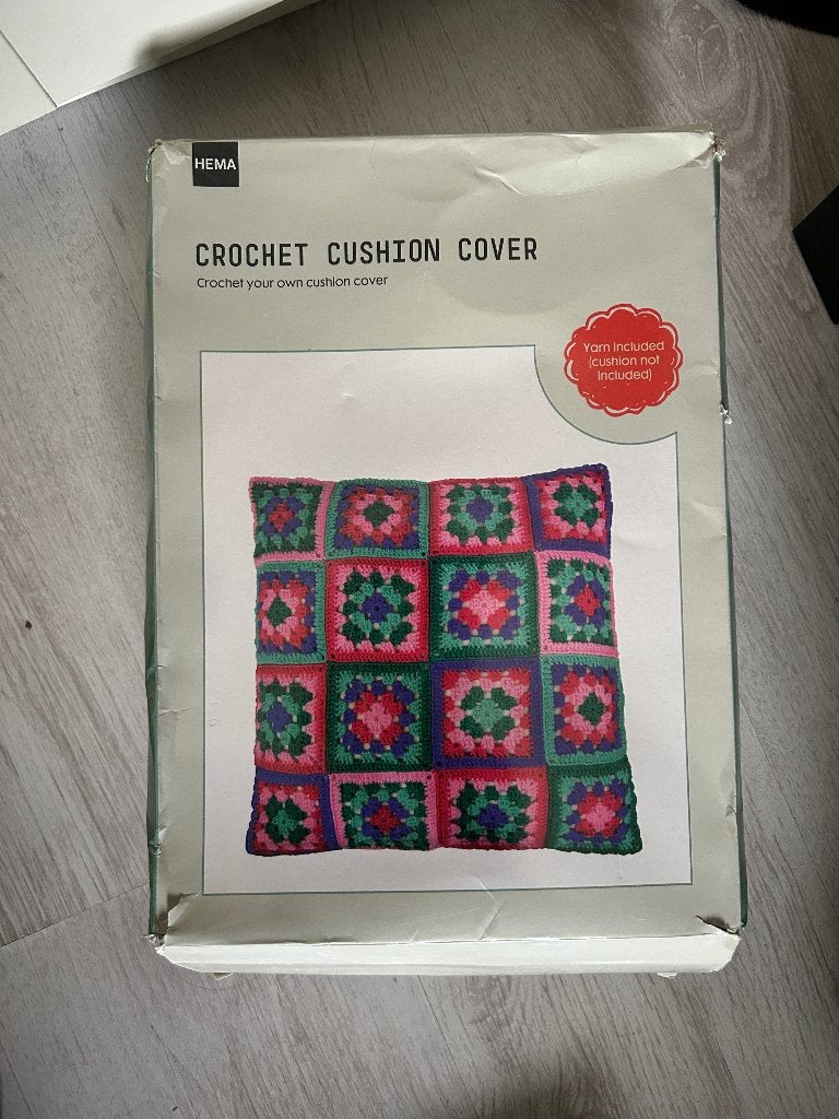 crocket een kussen, Ophalen of Verzenden, Gebruikt, Knutselwerk