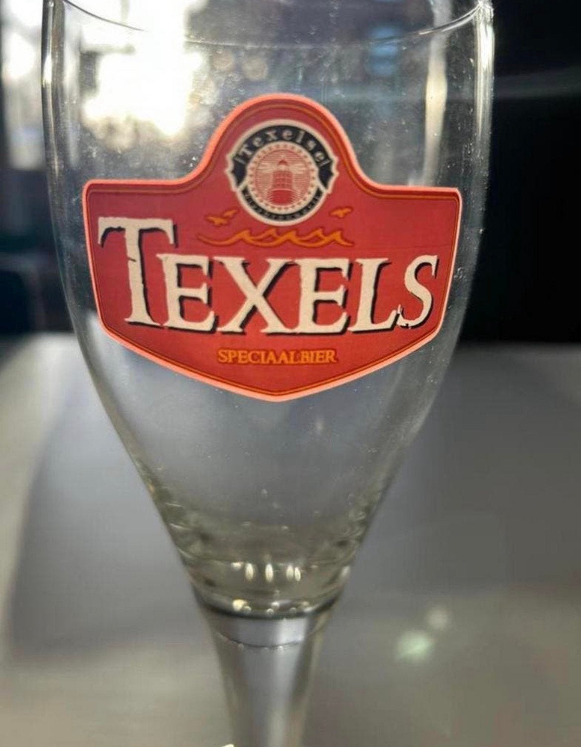 Texels Speciaalbier Glas - Bierglas, Ophalen of Verzenden, Zo goed als nieuw, Glas of Glazen, Overige merken