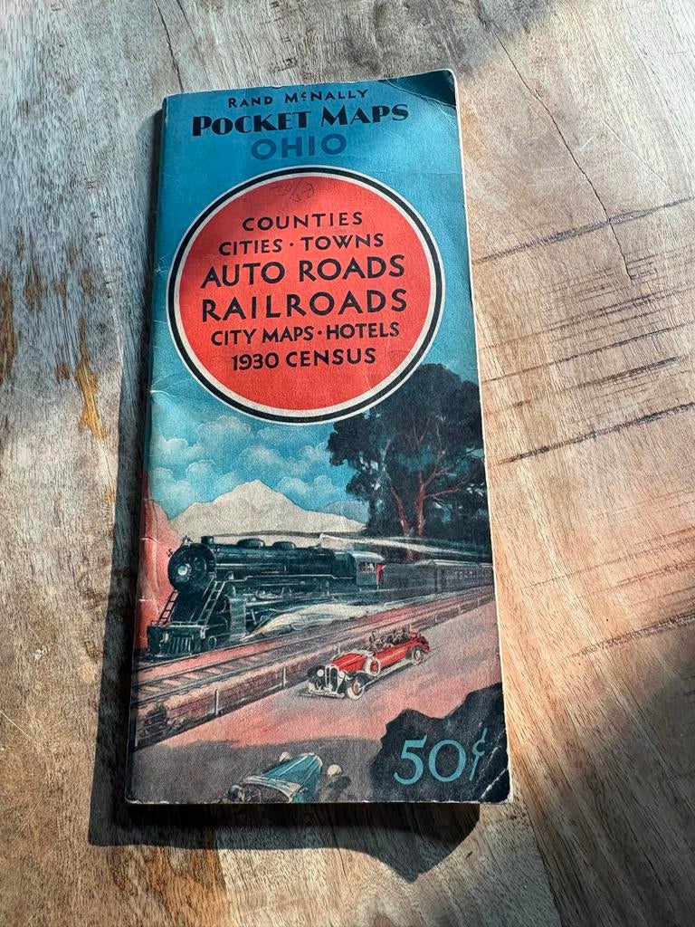 Rand McNally Pocket Maps Ohio, Boeken, Reisgidsen, Gelezen, Reisgids of -boek, Noord-Amerika, Overige merken, Ophalen of Verzenden