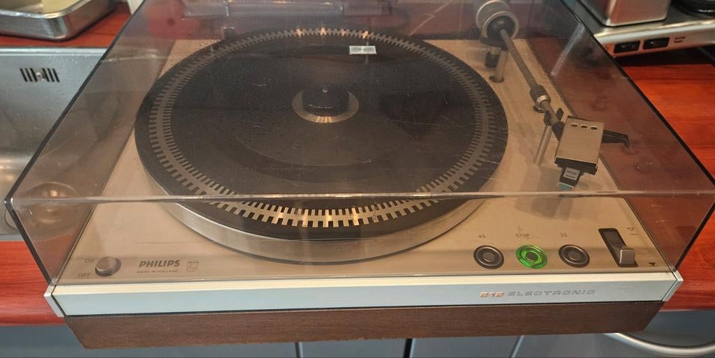 Philips Platenspeler Type 212 Electronic, Audio, Tv en Foto, Platenspelers, Ophalen of Verzenden, Gebruikt, Platenspeler, Philips