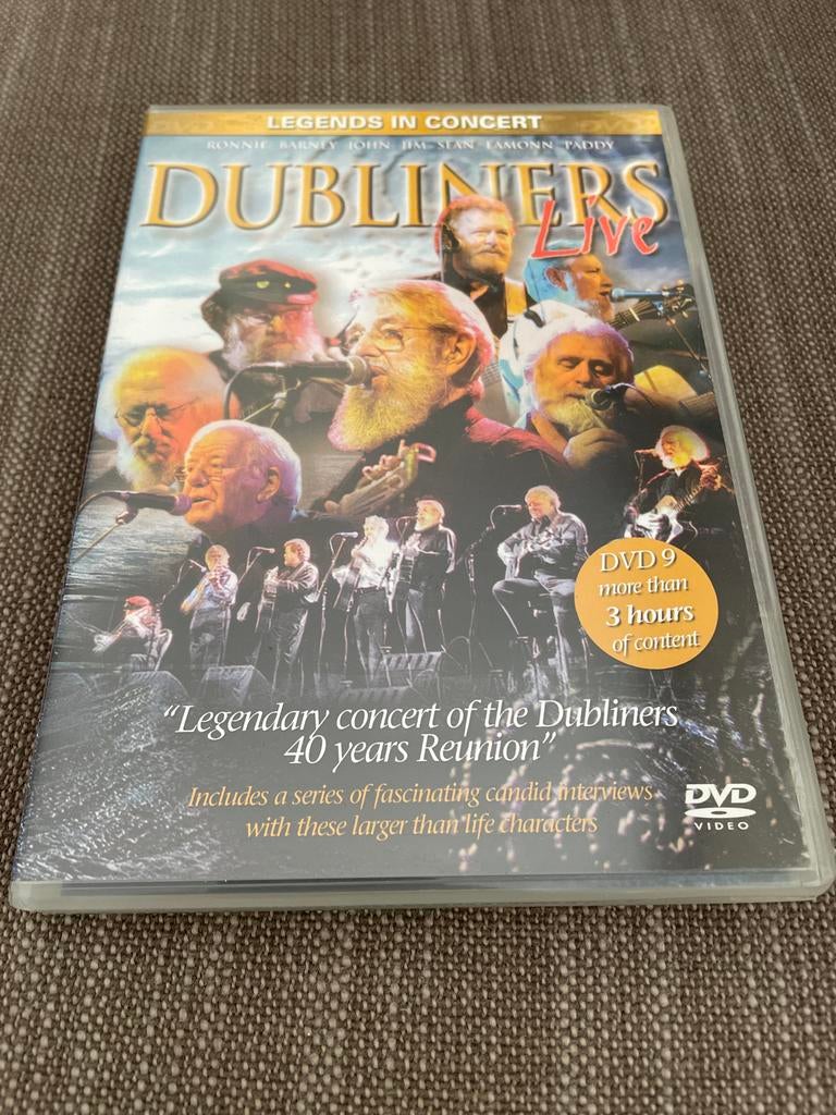 The Dubliners Live - 40 Years Reunion dvd, Cd's en Dvd's, Alle leeftijden, Ophalen of Verzenden, Zo goed als nieuw, Muziek en Concerten