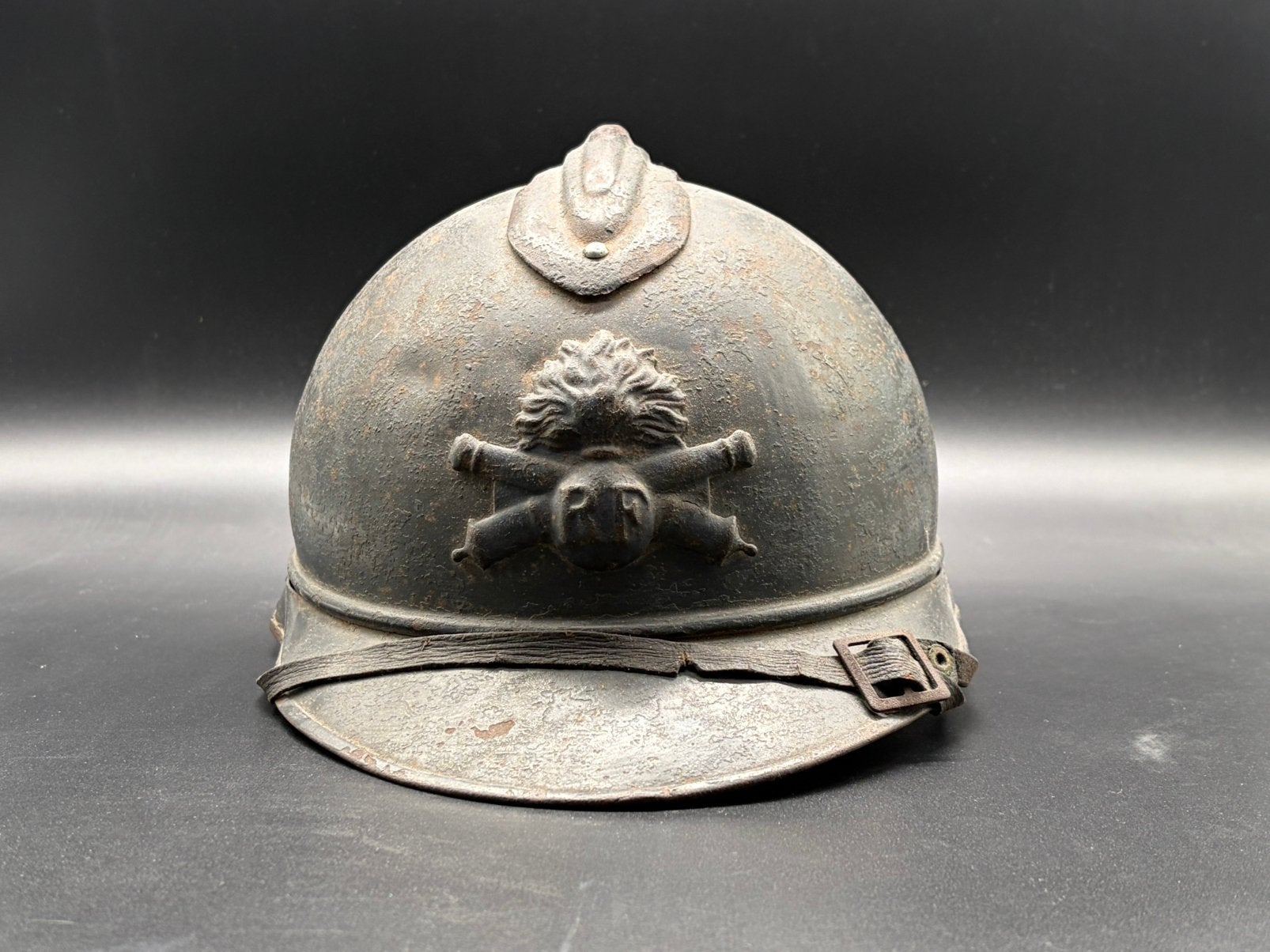 Franse Artillerie Helm WW1, Ophalen of Verzenden, Landmacht, Duitsland, Helm of Baret