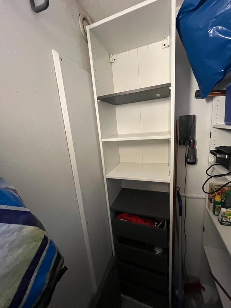 IKEA Pax kast 50x35x236 met 4 lades en 4 planken, Ophalen, Minder dan 50 cm, Gebruikt, 200 cm of meer