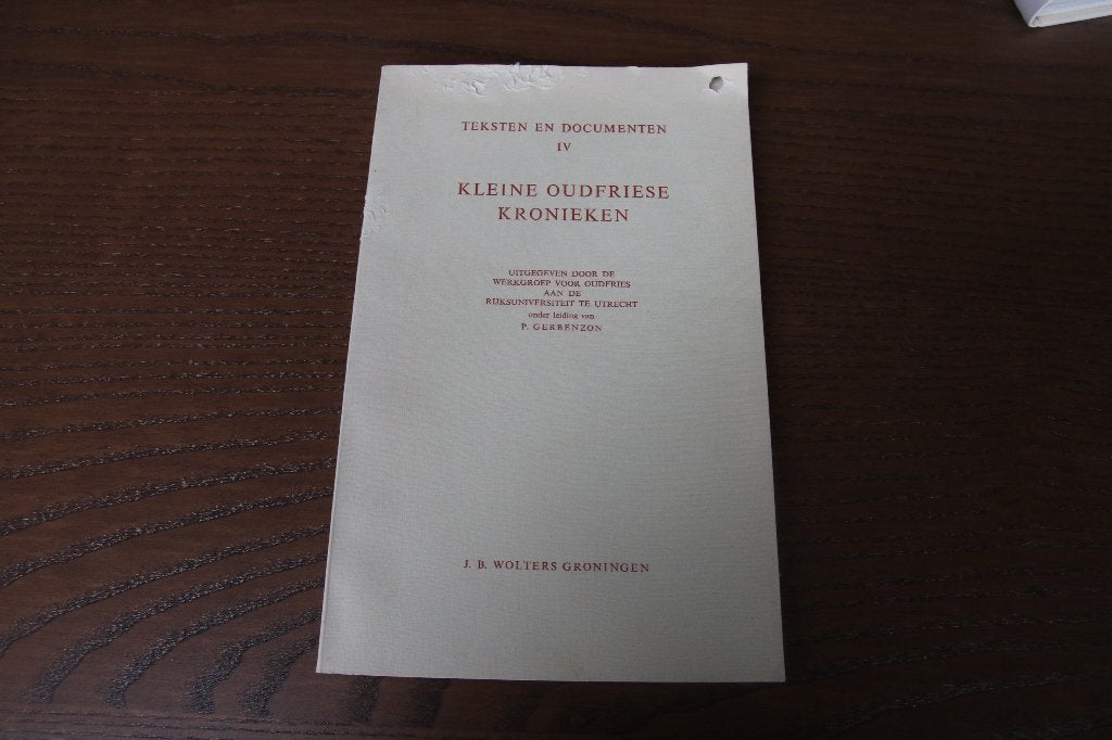 Kleine oudfriese kronieken, Ophalen of Verzenden, Gelezen