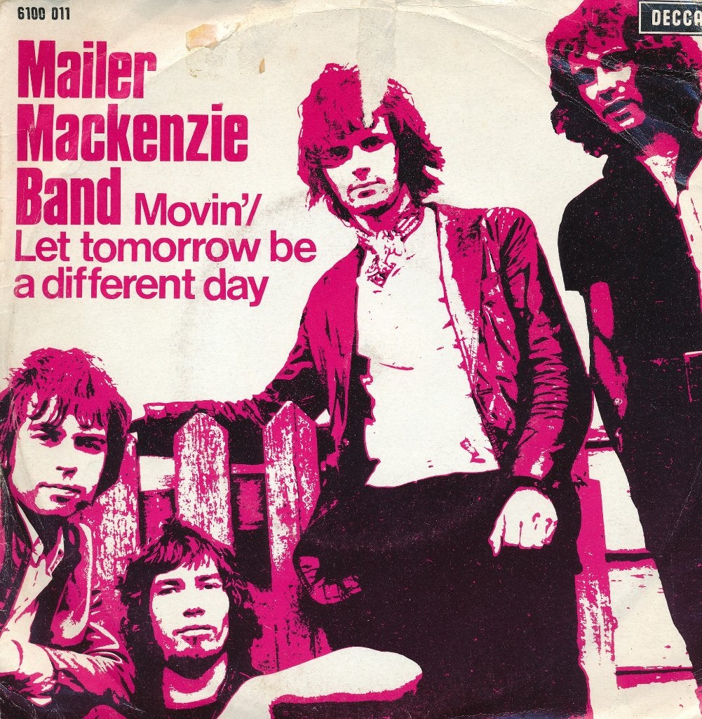 217 Mailer MacKenzie Band - Movin' (1970), Ophalen of Verzenden, Gebruikt, 7 inch, Pop