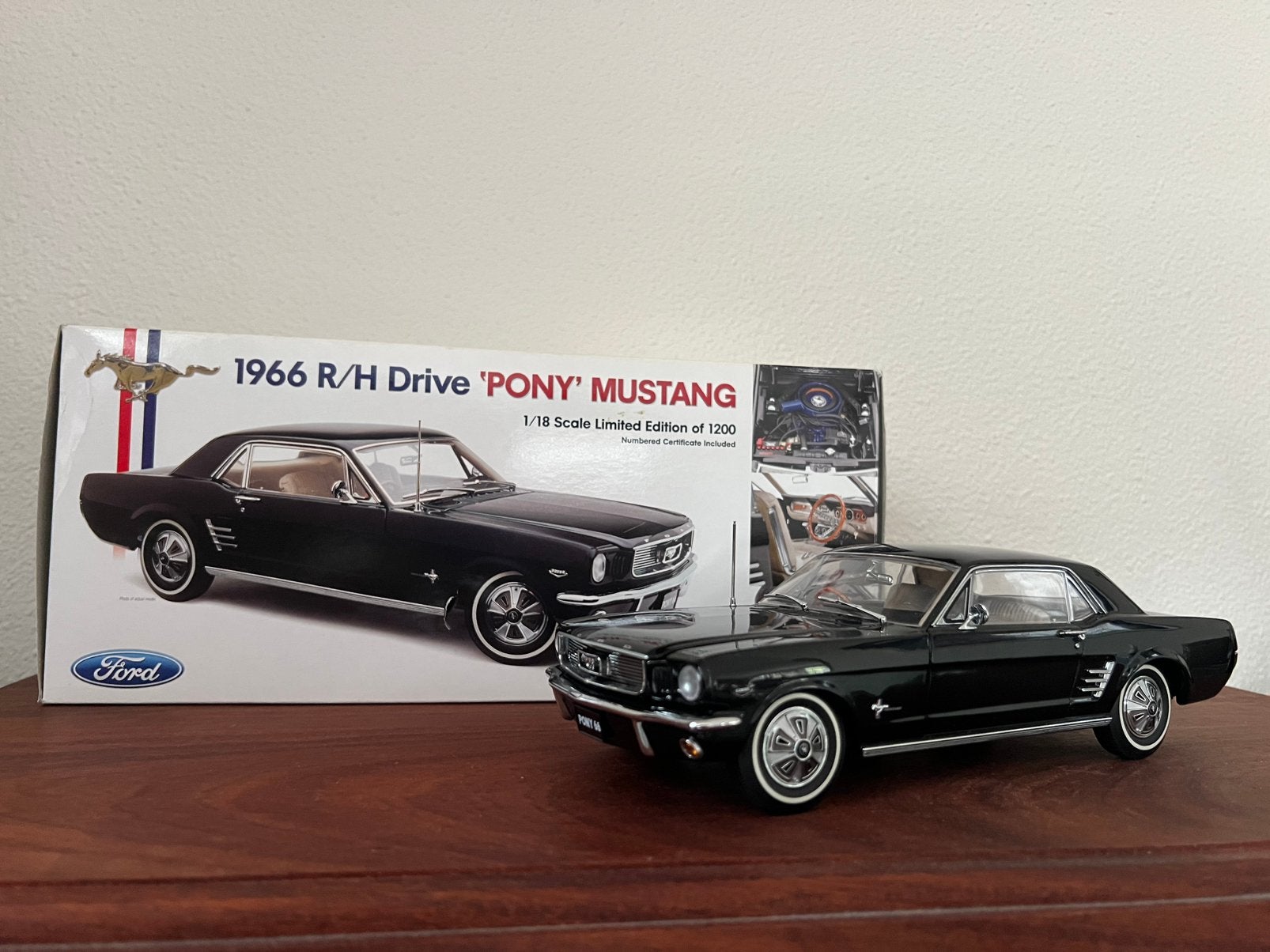 Clasic carlectables 1966 pony mustang zeldzaam model, Ophalen of Verzenden, Zo goed als nieuw, Auto, Overige merken