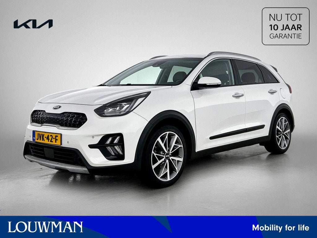 Kia Niro 1.6 GDi Hybrid ExecutiveLine | UNIEK! | trekhaak |, Auto's, Kia, 12 maanden, Gebruikt, Leder, 1390 kg
