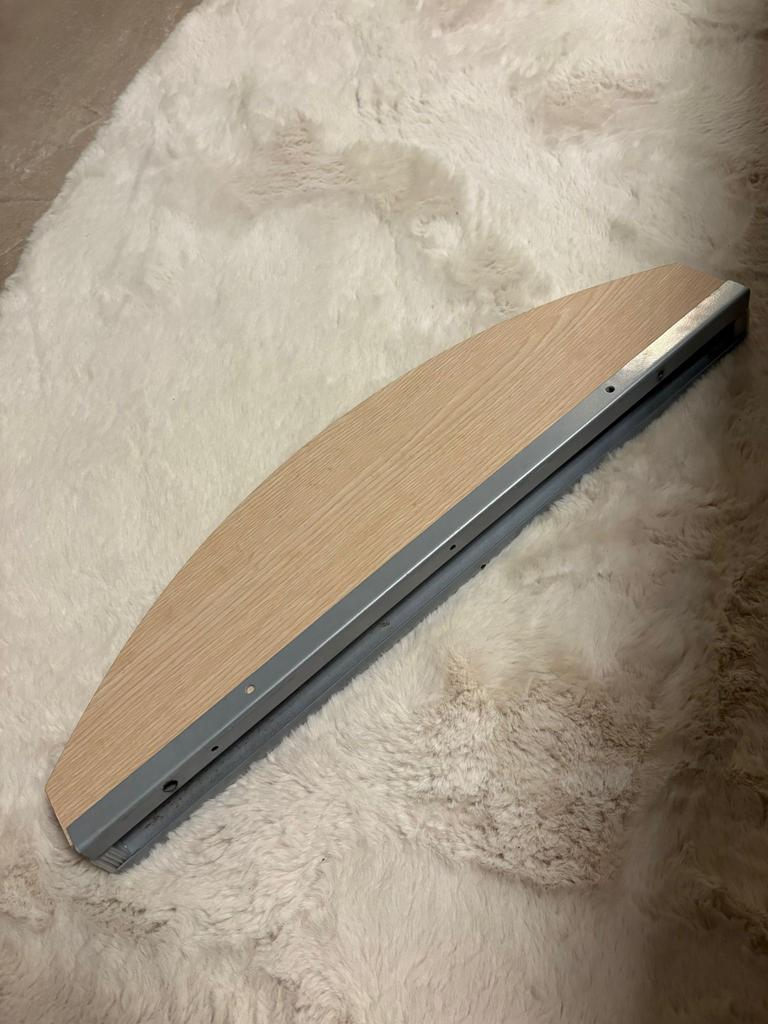 2x Duraline plank 600x150x18 - Wit Eiken, Ophalen, Zo goed als nieuw