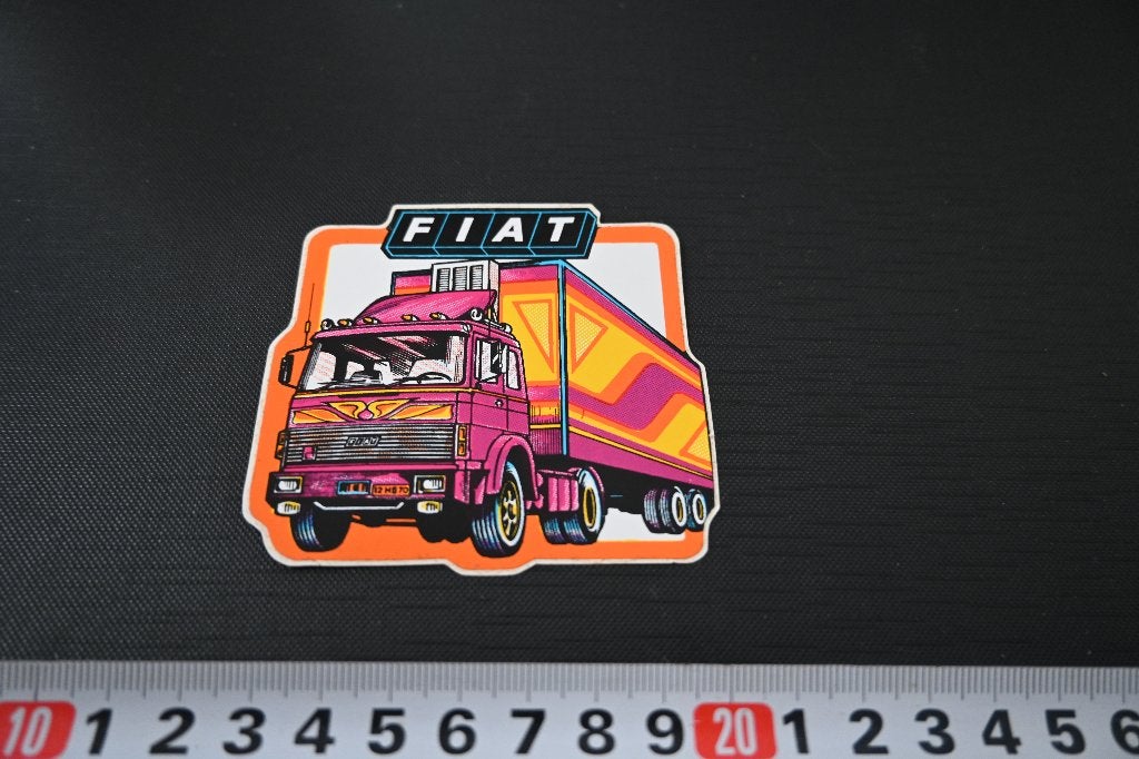 sticker FIAT  Truck, Ophalen of Verzenden, Zo goed als nieuw
