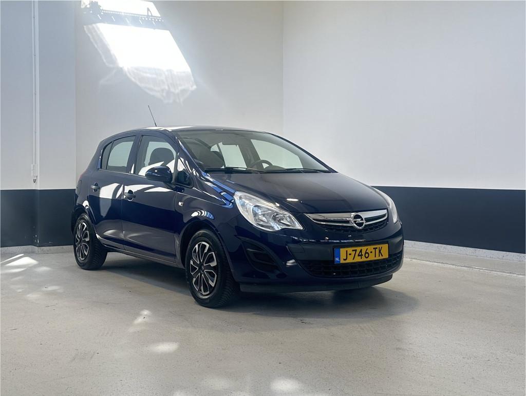 Opel Corsa 1.2-16V Selection Automaat | Airco | Radio/CD | E, Auto's, Opel, Euro 5, Gebruikt, Zwart, 4 cilinders