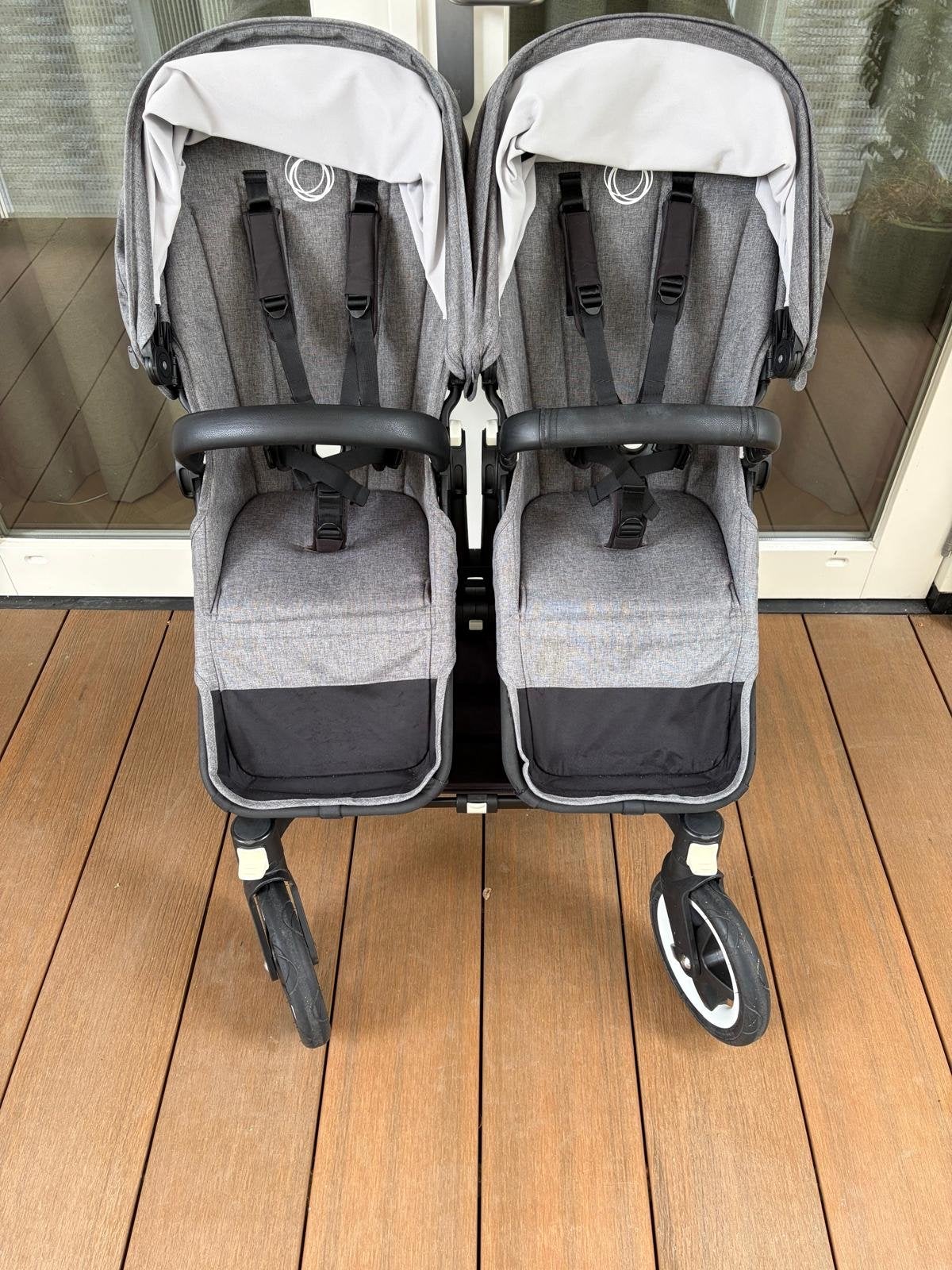 Bugaboo Donkey 2 Duo kinderwagen met reiswieg, Ophalen, Gebruikt, Combiwagen, Duowagen