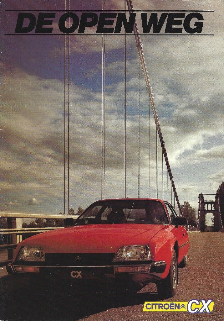 Brochure Citroen CX 1983, Ophalen of Verzenden, Gelezen, Citroën