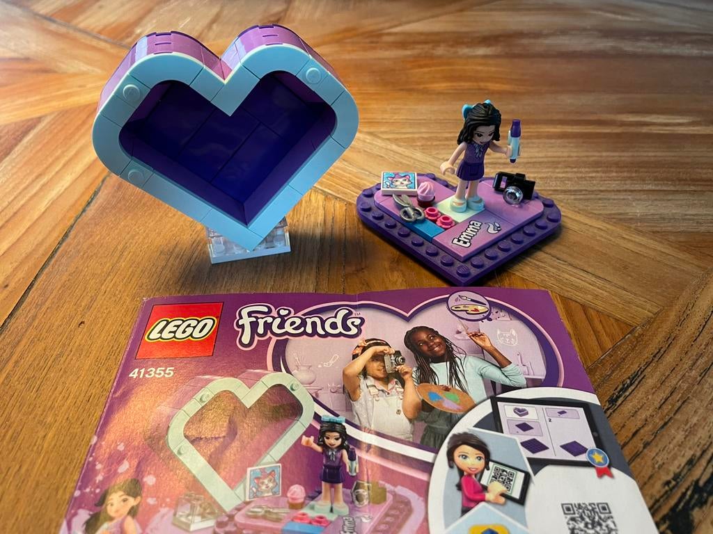 LEGO Friends 41355 Emma’s Hartvormige Doos, Ophalen of Verzenden, Zo goed als nieuw, Complete set, Lego
