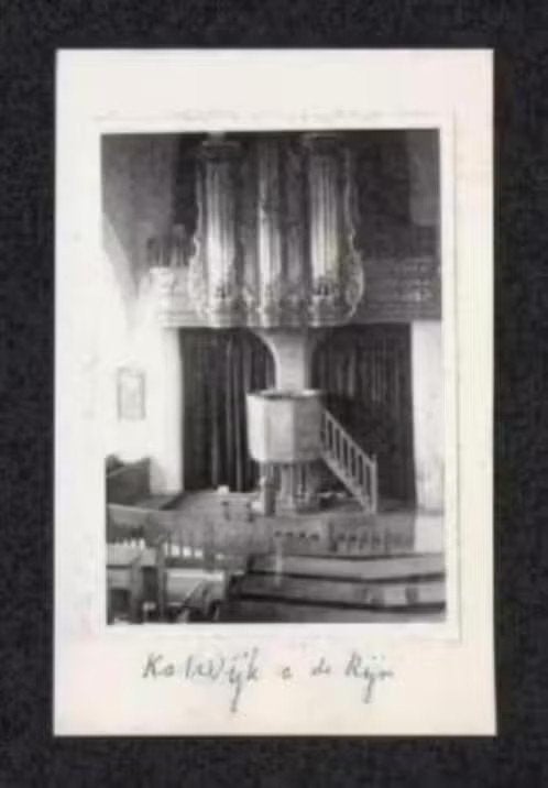 Foto Katwijk a.d. Rijn Kerk Interieur Orgel., Foto, Ophalen of Verzenden, Zo goed als nieuw, 1940 tot 1960