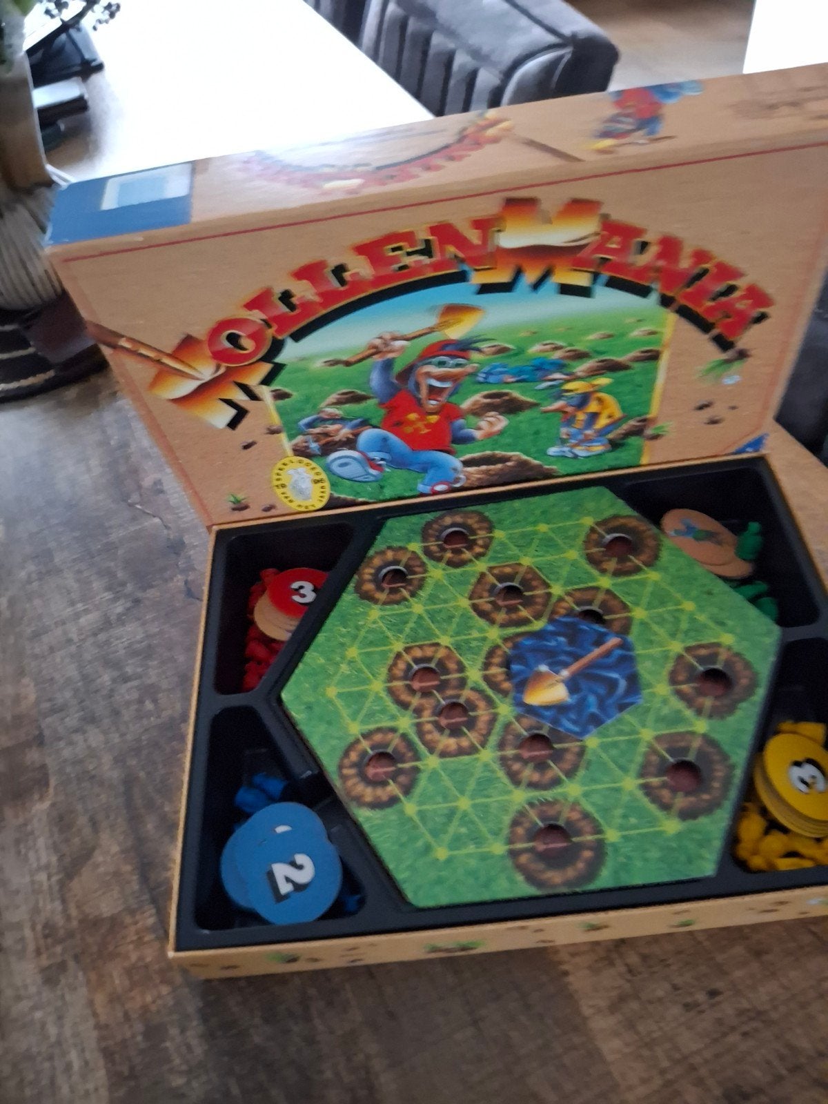 mollenmania, Hobby en Vrije tijd, Gezelschapsspellen | Bordspellen, Ophalen of Verzenden