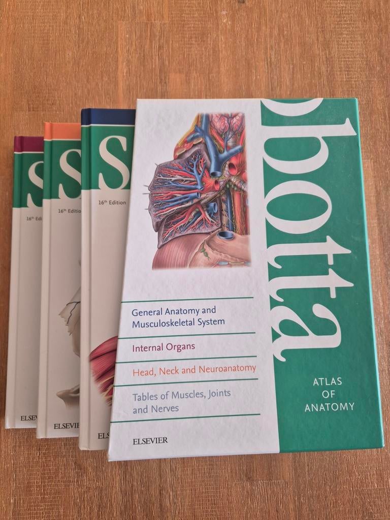 Sobotta Atlas of Anatomy (Engels) - Nieuwstaat, Ophalen of Verzenden, Friedrich Paulsen, Jens Waschke, Beta, WO