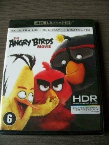 Blu-ray 4K Ultra HD THE ANGRY BIRDS MOVIE nieuw in seal, Verzenden, Nederlands, Film, 4K Ultra HD Blu-ray