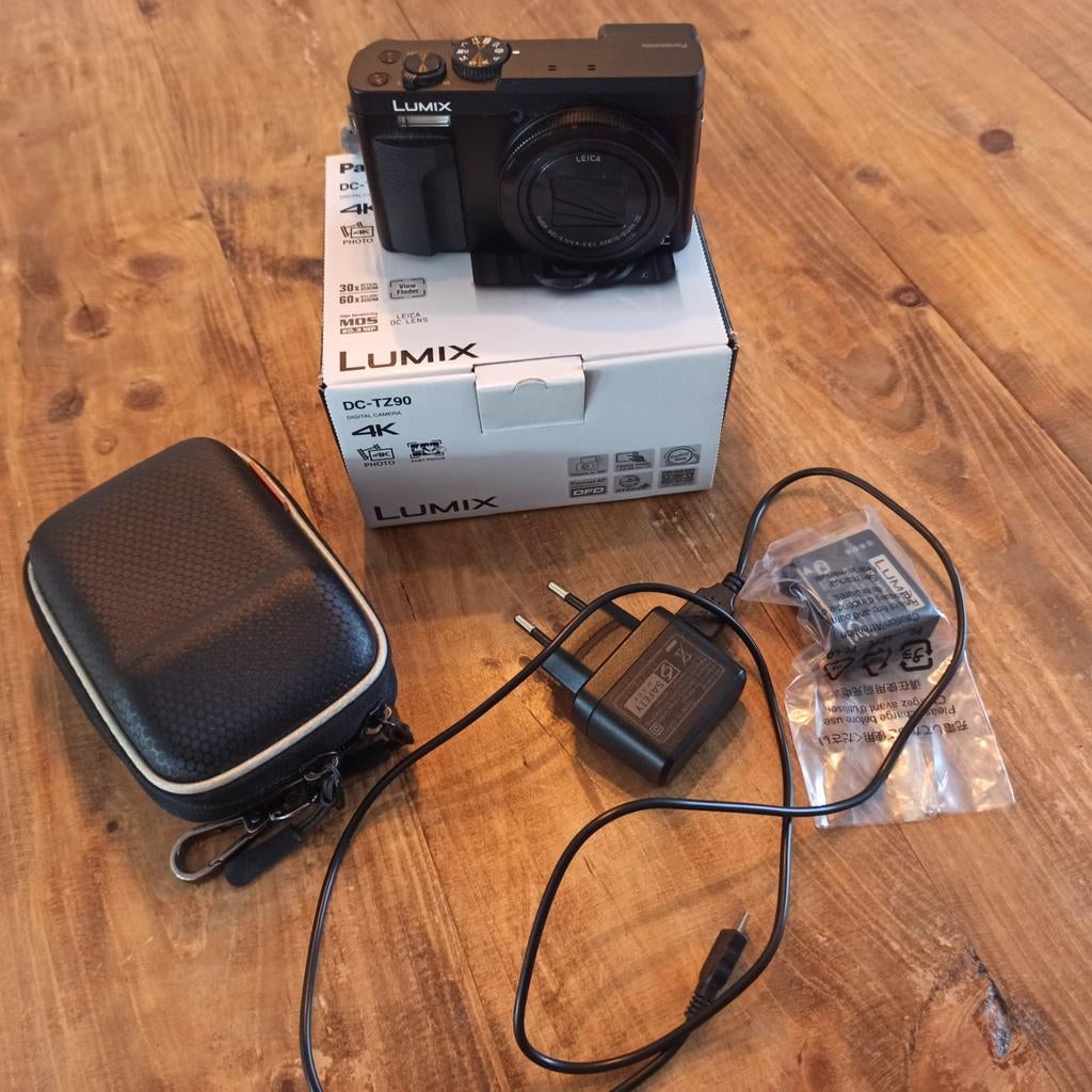 Panasonic Lumix DC-TZ90 Compact Camera 4K, Compact, Ophalen of Verzenden, Zo goed als nieuw, Overige Merken