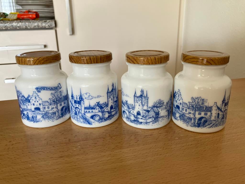 Kruidenpotten - schroefdeksel, Antiek en Kunst, Ophalen of Verzenden