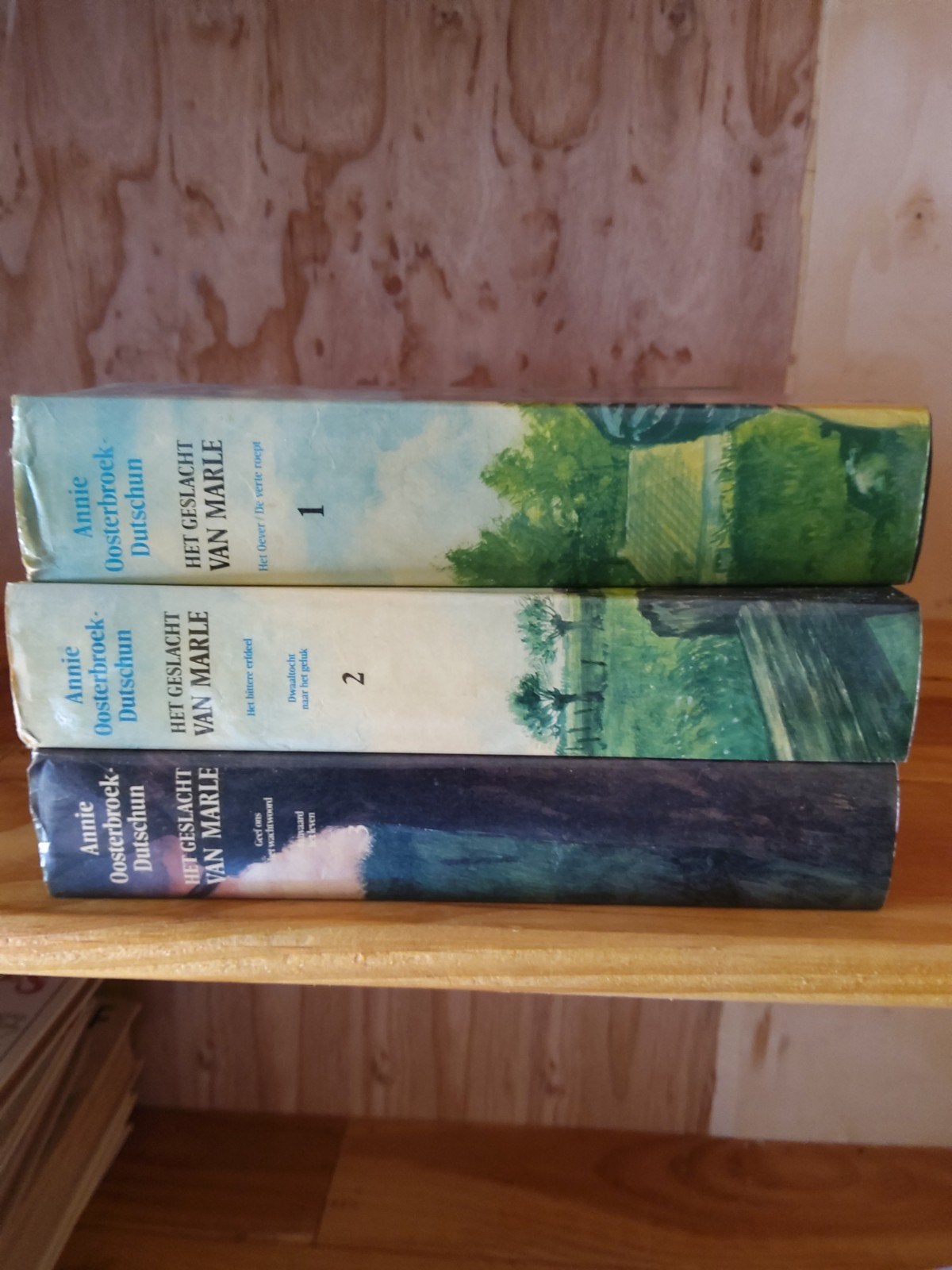 Het Geslacht van Marle - Annie Oosterbroek-Dutschun (3 delen, Ophalen of Verzenden, Gelezen, Annie Oosterbroek-Dutschun, Nederland