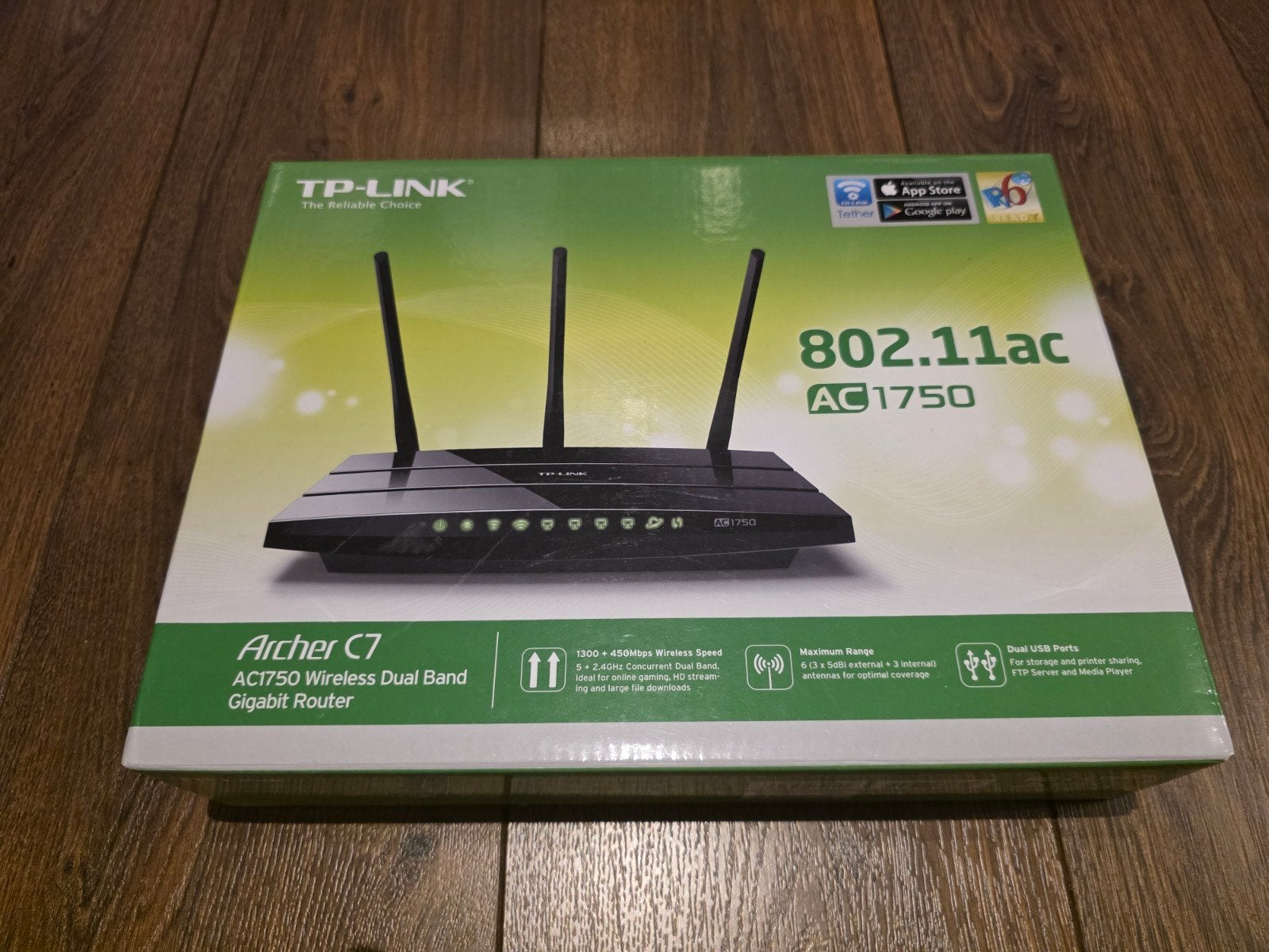 TP-Link Archer C7 AC1750 Router - Zo goed als nieuw, Computers en Software, Routers en Modems, Zo goed als nieuw, Router, Ophalen