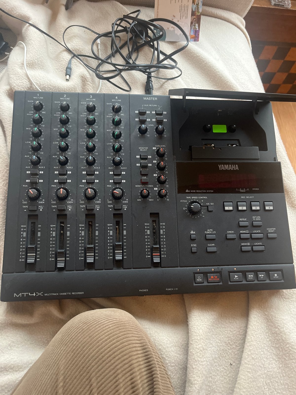 Yamaha MT4X Multitrack Cassette Recorder, Ophalen of Verzenden, Gebruikt, Minder dan 5 kanalen, Microfooningang