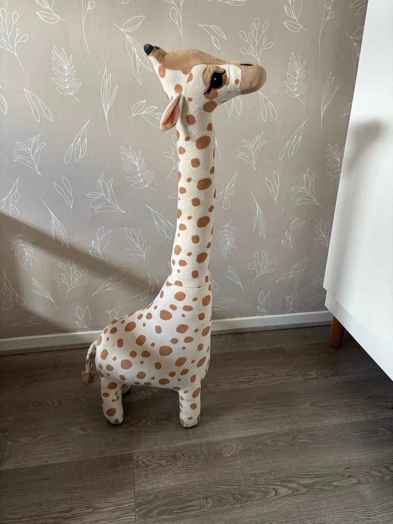 Grote knuffel giraf van H&M voor de kinderkamer, Ophalen, Gebruikt, Giraf, Meerkleurig