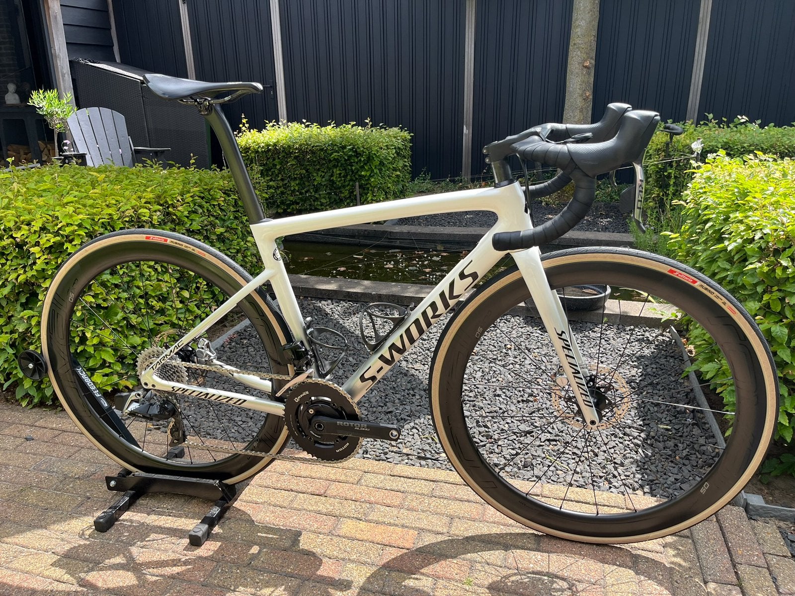 S-Works Specialized Tarmac Wit maat 52 ( uniek & izgst ), Fietsen en Brommers, Overige merken, 49 tot 53 cm, Ophalen of Verzenden