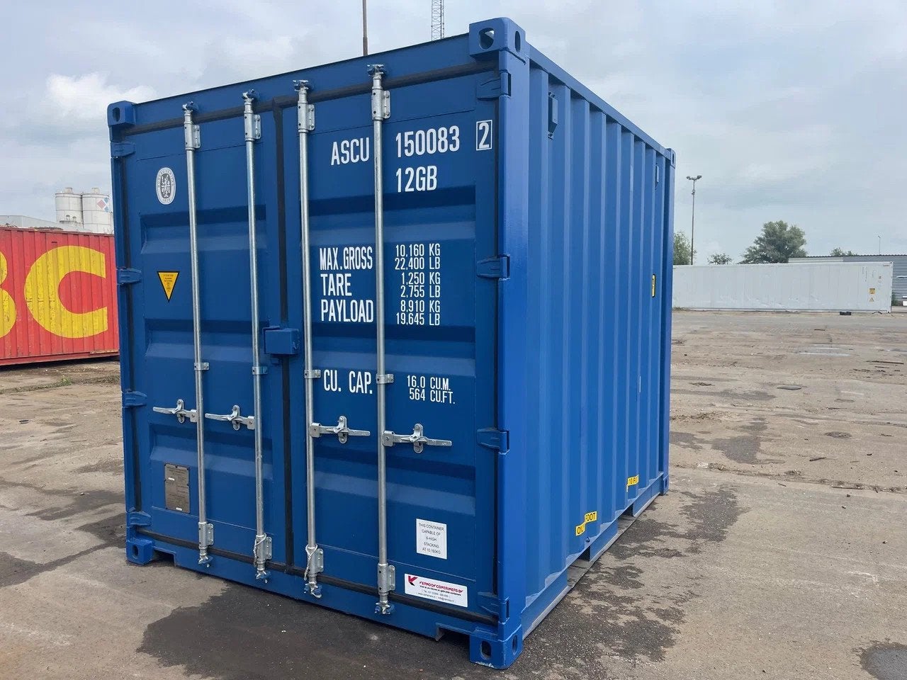 VERNOOY zeecontainer 10FT 150083, Dave Vernooij, Dave@vernooy.nl, Kellensedwarsweg 9
4004JC  Tiel, NL