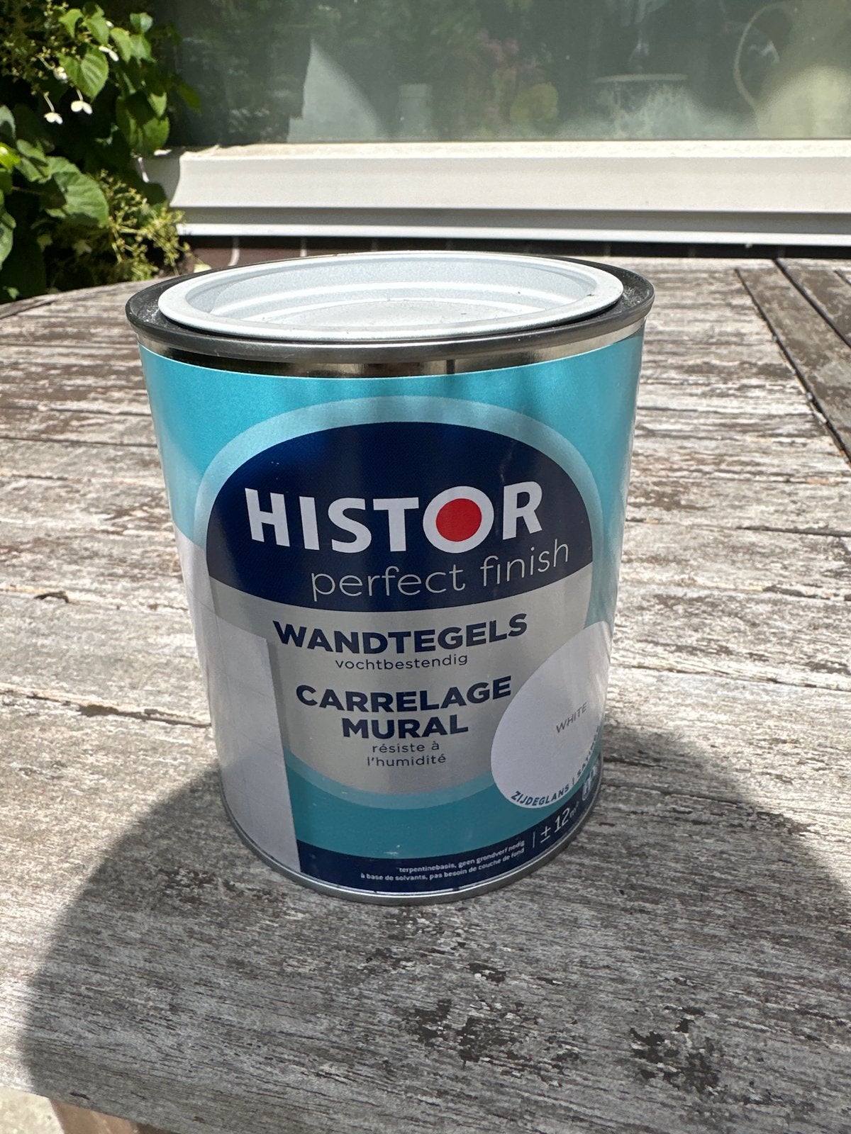 Histor Perfect Finish Wandtegels Verf Wit 0.75L, Wit, Nieuw, Ophalen of Verzenden, Verf